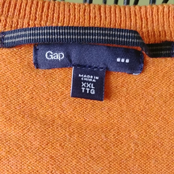 GAP, SIZE XXL, 100% COTTON Summer V neck Unisex sweater. - Picture 3 of 4
